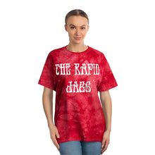 Load image into Gallery viewer, Tie-Dye Jags, Crystal White Font