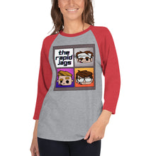 Load image into Gallery viewer, Cartoon Jags 3/4 sleeve raglan shirt