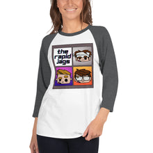 Load image into Gallery viewer, Cartoon Jags 3/4 sleeve raglan shirt