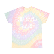 Load image into Gallery viewer, Tie-Dye Jags, Spiral White Font
