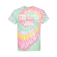 Load image into Gallery viewer, Tie Dye Jags White Font Swirl
