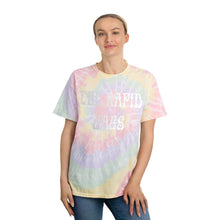 Load image into Gallery viewer, Tie-Dye Jags, Spiral White Font
