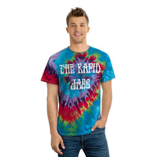 Load image into Gallery viewer, Tie-Dye Jags, Spiral White Font
